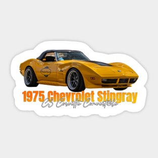 1975 Chevrolet Stingray C3 Corvette Convertible Sticker